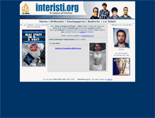 Tablet Screenshot of interisti.it